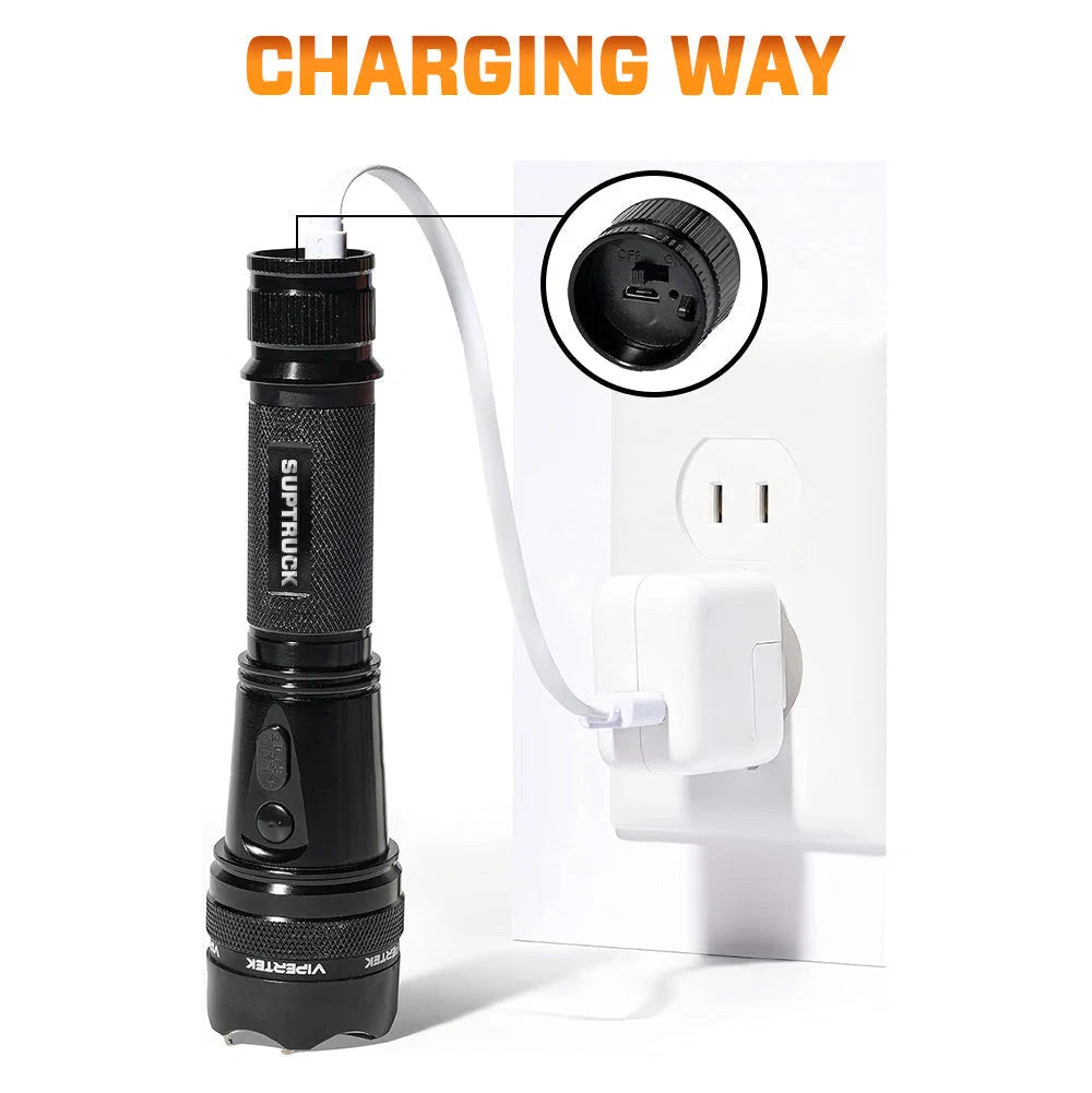 🛡️ VoltGuard X95 – Rechargeable LED Torch | Powerful LED Torch for Home, Travel & Outdoor Use