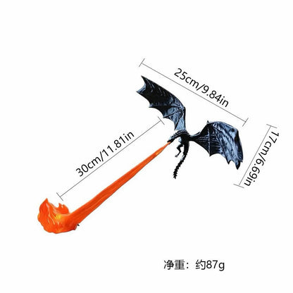 Dragon Flame Book Nook Light – 3D Printed Fire-Breathing Dragon Bookshelf Decor | Buy 1 Get 1 Free