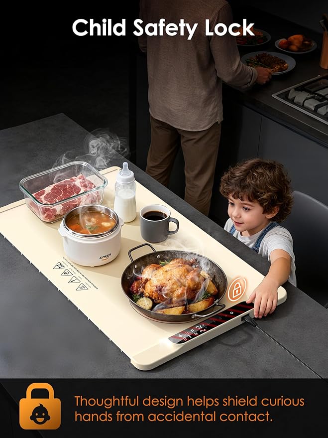HotServe Electric Food Warmer – Foldable Heating Mat for Home, Travel & Parties| Only Rs- 999 | Buy 1 Get 1 Free