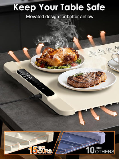 HotServe Electric Food Warmer – Foldable Heating Mat for Home, Travel & Parties| Only Rs- 999 | Buy 1 Get 1 Free