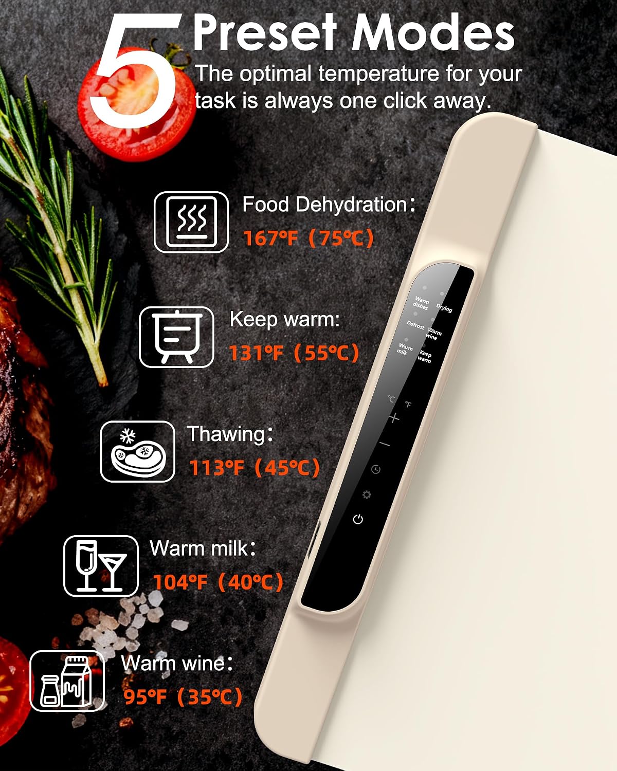 HotServe Electric Food Warmer – Foldable Heating Mat for Home, Travel & Parties| Only Rs- 999 | Buy 1 Get 1 Free