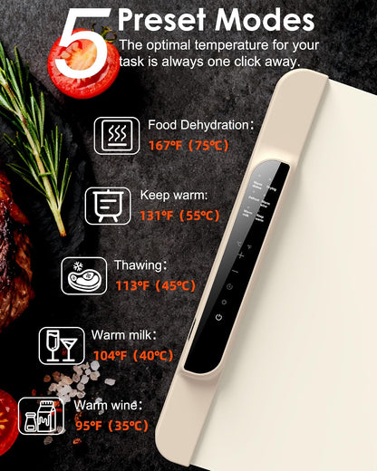 HotServe Electric Food Warmer – Foldable Heating Mat for Home, Travel & Parties| Only Rs- 999 | Buy 1 Get 1 Free