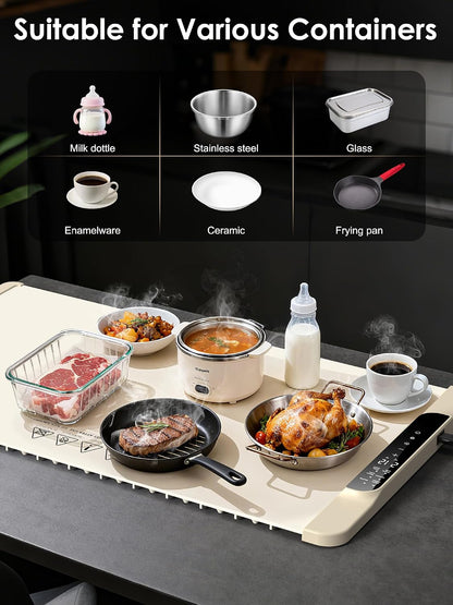 HotServe Electric Food Warmer – Foldable Heating Mat for Home, Travel & Parties| Only Rs- 999 | Buy 1 Get 1 Free