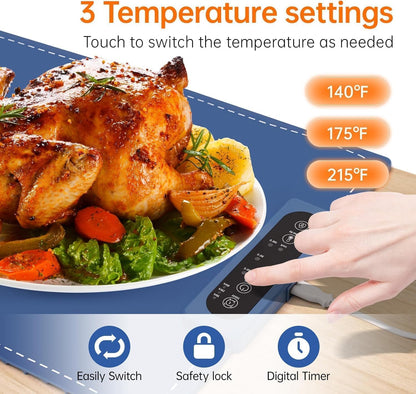 HotServe Electric Food Warmer – Foldable Heating Mat for Home, Travel & Parties| Only Rs- 999 | Buy 1 Get 1 Free