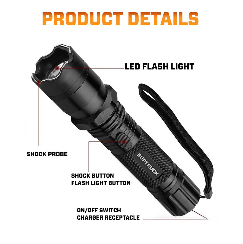 🛡️ VoltGuard X95 – Rechargeable LED Torch | Powerful LED Torch for Home, Travel & Outdoor Use