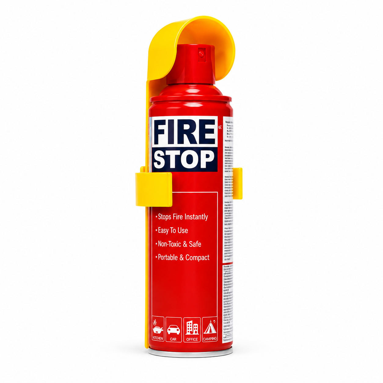 💥FIRESTOP Portable Fire Extinguisher Spray | Quick Fire Protection for Home, Car & Kitchen | Buy 1 Get 1 Free| ONLY ₹698